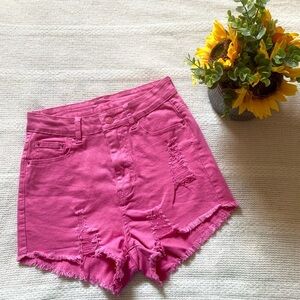 NWOT SHEIN PINK SHORTS | SZ S‎